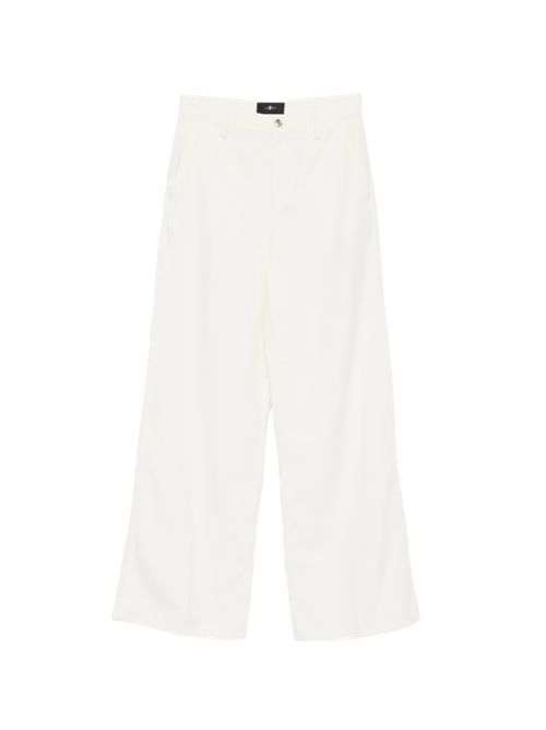 7 For All Mankindwide-leg jeans bianco Seven | 7U7G0X10LNI OSTUNI